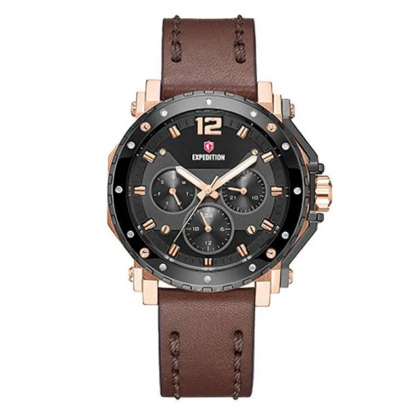 Expedition 6402 Rosegold Brown Leather Lady BFLGRBA Expedition 6402 Rosegold Brown Leather Lady BFLGRBA